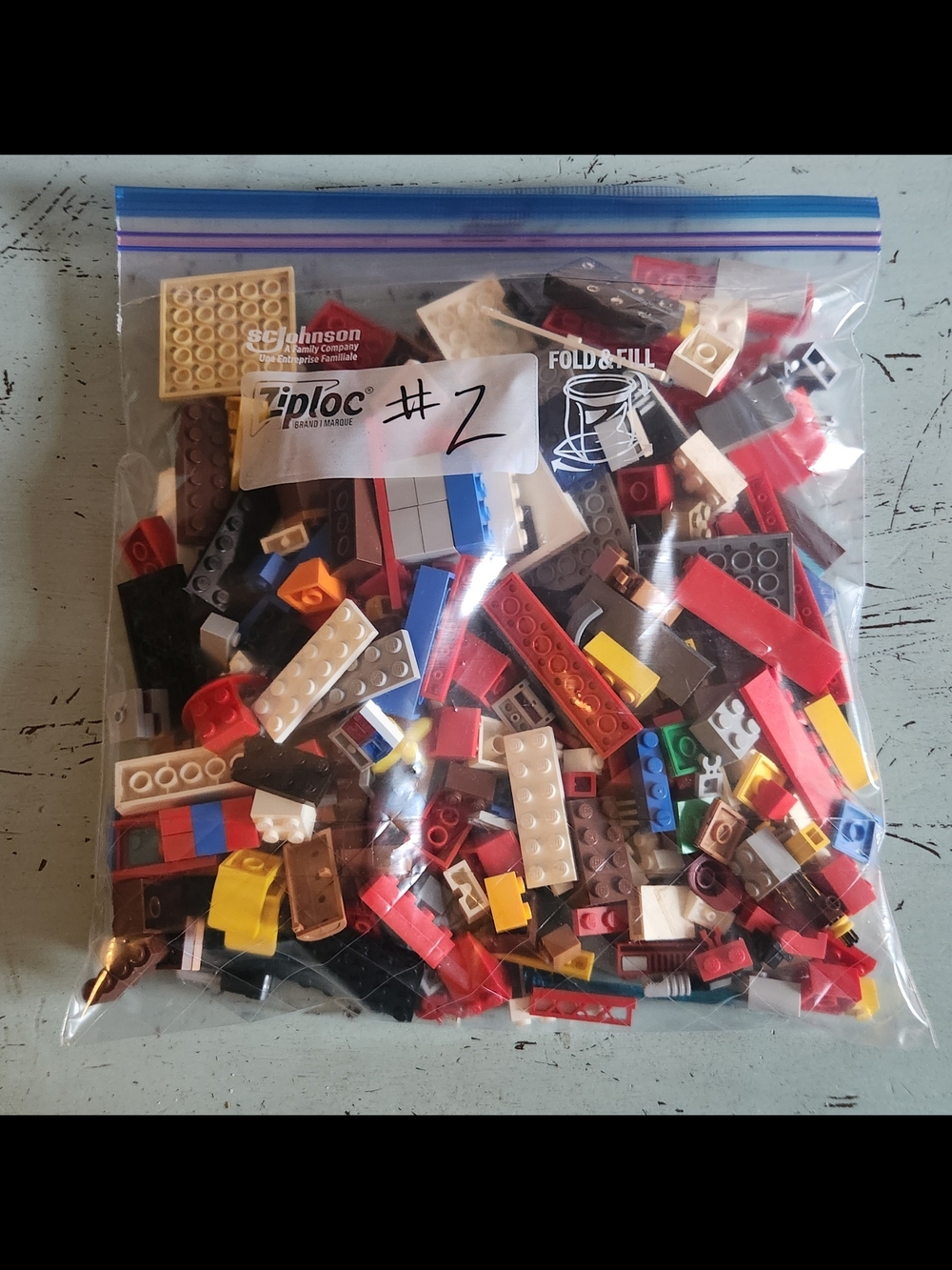 1lb Bag of Assorted Lego Bricks - Multicolor